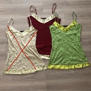 Nightclub camisoles with sequin detail